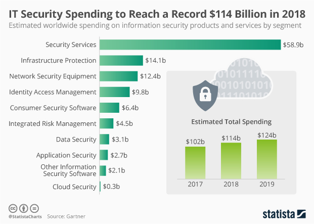 Cyber security growth chart